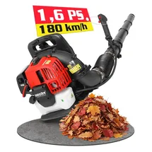 Hecht Benzin-Laubbläser, Rucksackgebläse 43 cm3, 1,6 PS