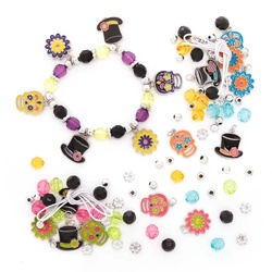 Tag der Toten Bettelarmband-Sets (pro Set 3) Halloween-Basteleien