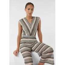 Comma, Overall, creme|mehrfarbig, 46/REG