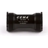 Cema T47 TREK Shimano-Edelstahl-Schwarz EINHEITSGRÖSSE