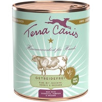 Terra Canis Getreidefrei Rind mit Zucchini, Kürbis & Oregano 12 x 800 g