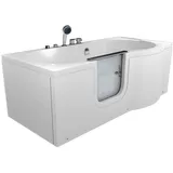 AcquaVapore AquaVapore Seniorenwanne mit Tür Whirlpool S12-AIR-L Badewanne 170x85cm