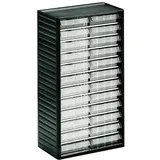 TRESTON Kleinteilemagazin 552-3, BxTxH 310x180x550 mm, 24 Schubladen Grau