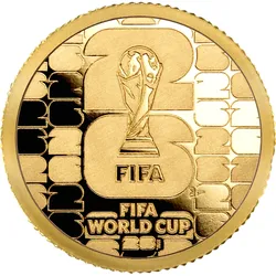 Feingoldmünze "Offizielles Logo FIFA WM 2026TM"