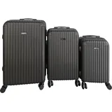 Home Deluxe VAYA Koffer-Set 3-tlg. schwarz