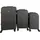 Home Deluxe VAYA Koffer-Set 3-tlg. schwarz