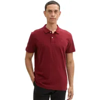 Tom Tailor "Basic", Herren, Gr. S, rot (bordeaux), Piquu00e9,