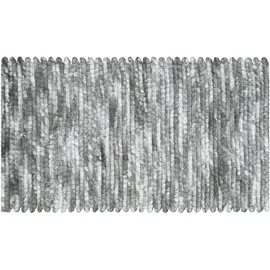 GRUND Badteppich Leonie Grau 65 x 115 cm