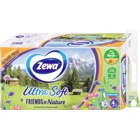 Zewa Toilettenpapier Ultra Soft "FRIENDS OF Nature" 4-lagig, 16 Rollen