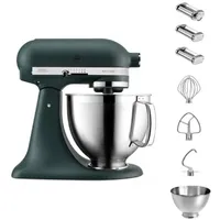 KitchenAid 4,8 L 5KSM185 Artisan Küchenmaschine Pastalover 3er Nudelwalzenset