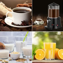 Vevor Heiße Schokolade Maschine KS-RQ Hot Chocolate Dispenser Machine 10L in Hotels Restaurants Bäckereien Cafés zum Schmelzen von Schokolade