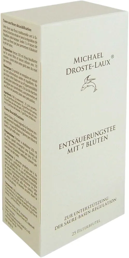 Droste-Laux Blütentee Teebeutel, 25 Pack