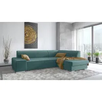 99rooms Panaro Ecksofa Velours KRONOS Türkis Rechts mit