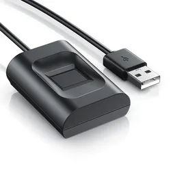 CSL USB-Fingerabdrucksensor, Fingerprint-Scanner, bis 10 IDs, Plug & Play, Windows 8-11, für Login & Sicherheit