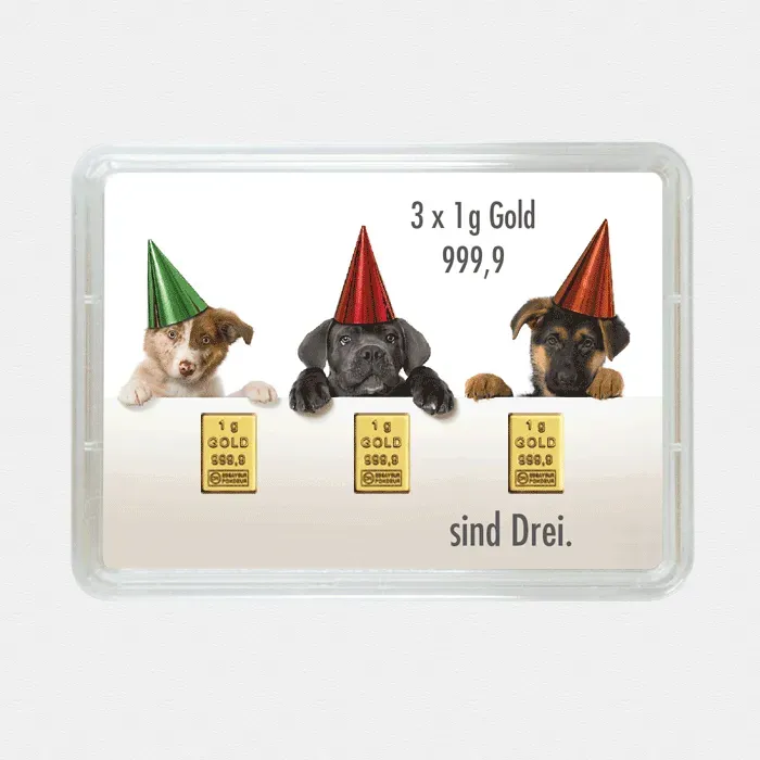 Goldbarren 3g 