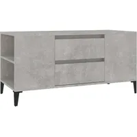 Furnicato TV-Schrank Betongrau 102x44,5x50 cm Holzwerkstoff