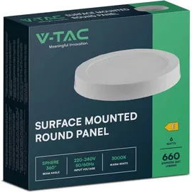 V-Tac LED-Deckenleuchte LED/6W/230V 3000K Weiß