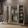 WFL GROUP Drehtürenschrank Mono Bis 200 x 200 x 51 cm Beige