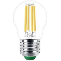 Philips LED Filamentlampe MAS LEDLuster, E27, 2,3W ersetzt 40W, warmweiß, Energieklasse A