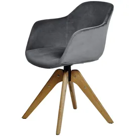 Jahnke Stuhl SHELL 56,50x79x59 grau