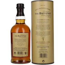 Balvenie 14 Years Old Carribean Cask Single Malt Scotch 43% vol 0,7 l Geschenkbox