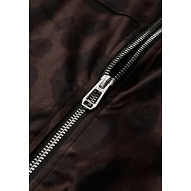 street one studio Damen, Gemusterter Velours Blouson - 38