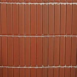 Videx Rügen nussbaum |90 x 300 cm| 100% Blickdicht ohne Abstand zwischen Röhrchen | Premium-Qualität Made in Germay |stabile wetterfeste Sichtschutzmatte