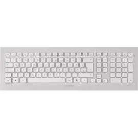 Cherry DW 8000 Wireless Tastatur DE Set weiß/silber