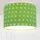 GLOBO Deckenleuchte Kinderlampe Kinderzimmerlampe Deckenlampe Schirmleuchte Spielzimmer, Metall weiß grünfarbig, 1x E27 Fassung, DxH 30x25,5 cm