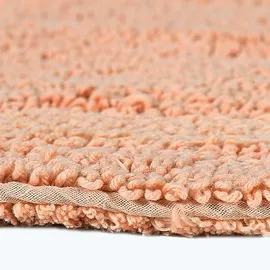 Homescapes Badematte Apricot Ø 80 cm