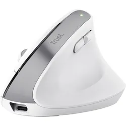 Trust Bayo+ - Vertikale Maus - für mehrere Geräte - ergonomisch - Für Rechtshänd