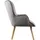 Habitat et Jardin Sessel Odense Samt 81 x 92 x 73 cm Grau