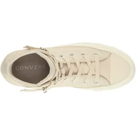Converse Chuck Taylor All Star Leather High Damen Beige 38