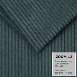 A&J MöbelLand Ecksofa TOR mit Schlaffunktion. Farbe: Azur. - Blau