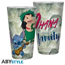 ABYstyle DISNEY - Large Glass - 400ml - Lilo & Stitch