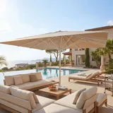 Mendler HWC-D20b 500 x 500 cm Beige