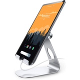 Terratec iTab M, Aluminium Tablet- und Smartphone-Ständer, verstellbar, 3.5-10", silber (219728)