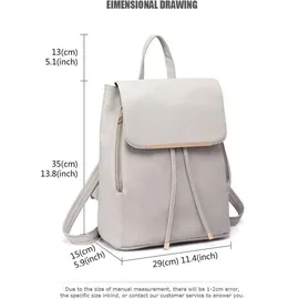 luxuskollektion Damen Rucksack Klein Schwarz