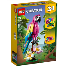LEGO Creator 3in1 Exotischer pinkfarbener Papagei 31144