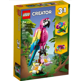 LEGO Creator 3in1 Exotischer pinkfarbener Papagei 31144