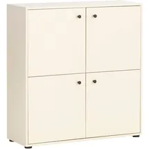 WELLTIME Hochkommode 98,1 x 101,9 x 33 cm Beige