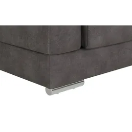 U N O Sports uno Ecksofa Mikrofaser Isabeli , grau , Maße (cm): B: 299 H: 72 T: 211.0