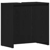 vidaXL Badschrank 60 x 60 x 33 cm Schwarz