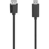 Hama DisplayPort zu HDMI Kabel 1,5 m Schwarz