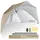 HOMECALL Strandmuschel mit umbrella system, UV-resistentes 50+ Umfunktionieren, für 2-3 Personen, Khaki
