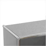 Eco Filzauflage geeignet für USM Haller Möbel inkl. Antirutschmatte (Stone, 73,5 x 33,5cm mit Klapptürausparung)