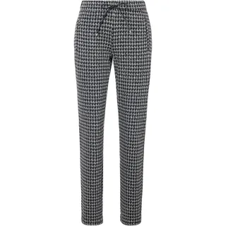 Toni Schlupfhose "Sue Modern Chic" Gr. 44, N-Gr, grau, Damen, Web, Obermaterial: 57% Polyester, 30% Viskose, 11% Polyamid, 2% Elasthan, Hahnentrittmuster, Hosen