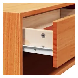 vidaXL Nachttisch Wachsbraun 50 x 32,5 x 24 cm Massivholz Kiefer