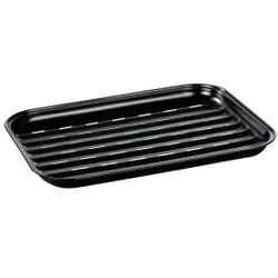 WENKO Grillschale Luca, wiederverwendbar, Grillschale aus rostfreiem Edelstahl, 1 Stück
