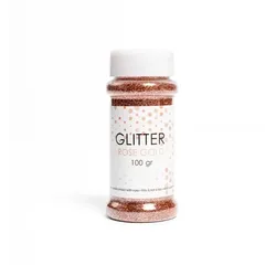 Glitzer roségold 100g in Dose basteln Party Deko